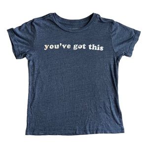 Spiritual Gangster Classic Tee You’ve Got This in Blue Girls Size 6 NEW